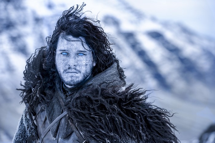 Jon Snow as a White Walker from Game of Thrones