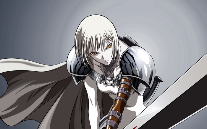 Clare from Claymore with a large sword