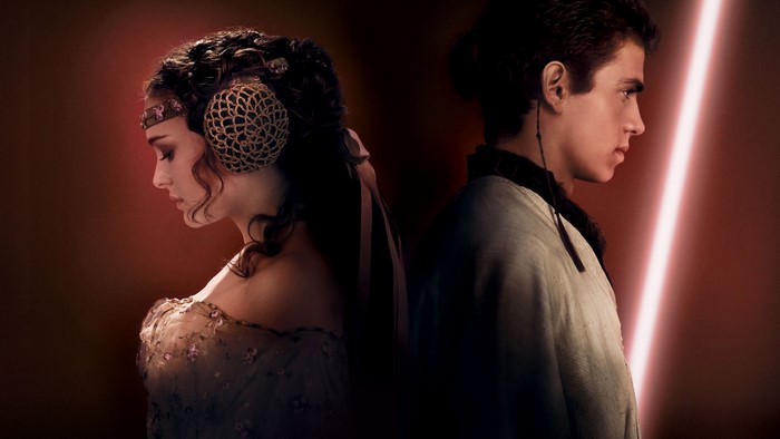 Padmé Amidala and Anakin Skywalker from Star Wars Episode II
