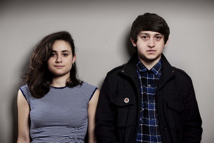 Yasmin Paige and Craig Roberts from Submarine movie