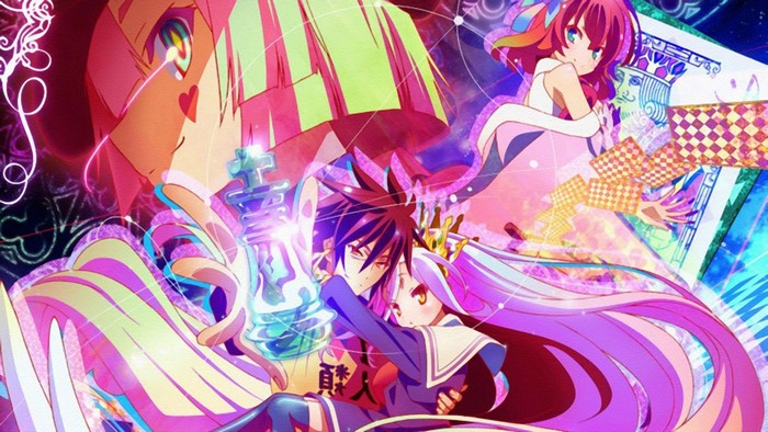 No Game No Life Sora and Shiro with Chess Piece