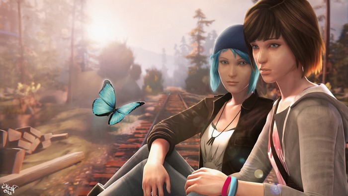 Max Caulfield and Chloe Price from Life is Strange