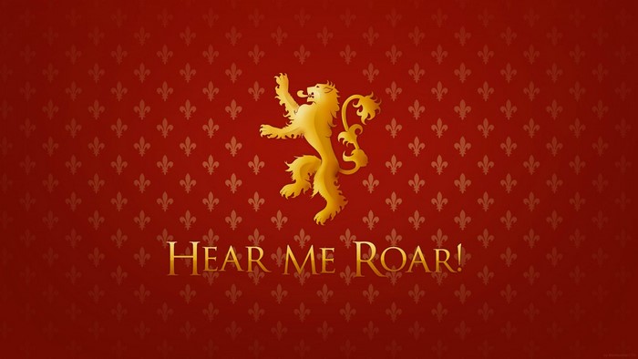 House Lannister Sigil and Motto from Game of Thrones