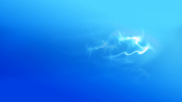 Blue gradient with abstract light streaks