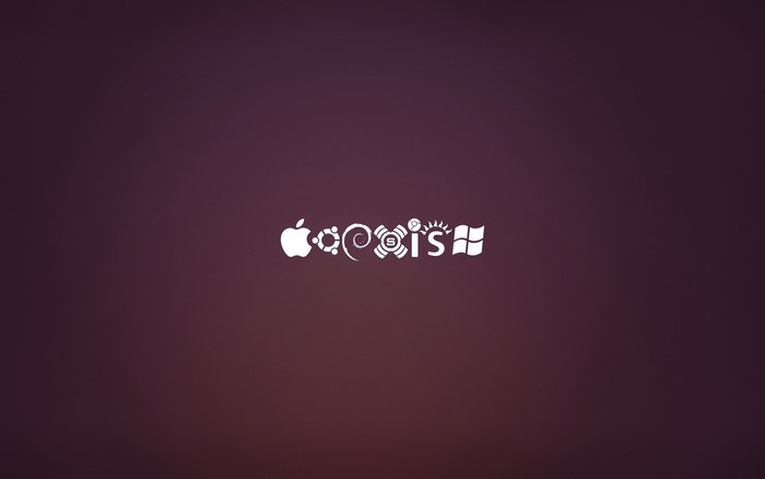 Operating system logos: Apple, Ubuntu, Debian, Chrome, Solaris, Slackware, Windows