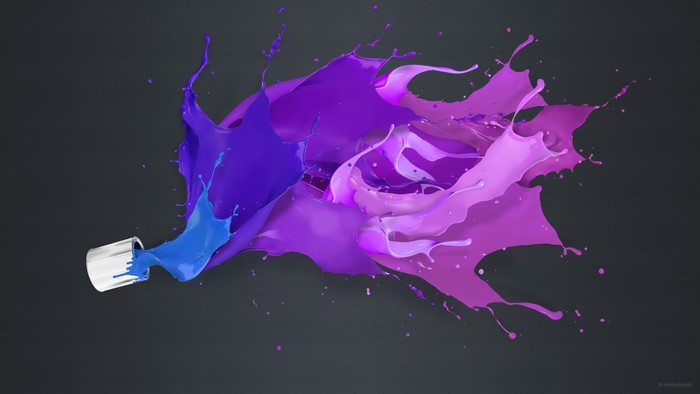 Paint Splatter from a Can