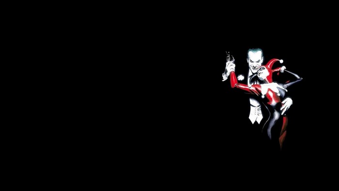 Joker and Harley Quinn dancing
