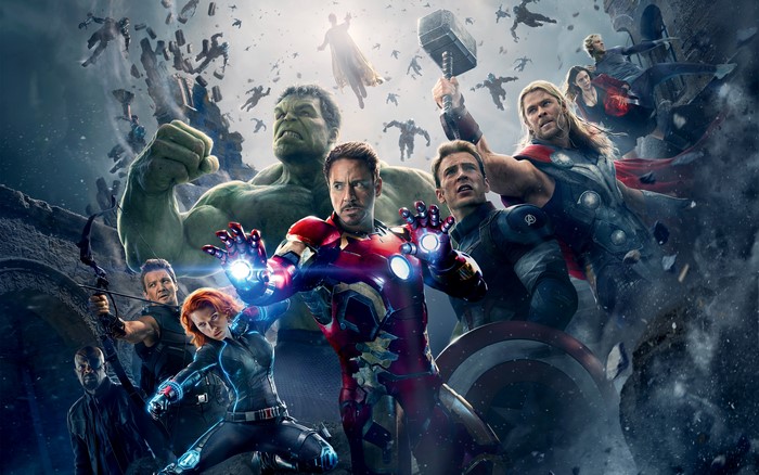 The Avengers from Avengers: Age of Ultron