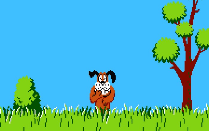 Duck Hunt dog from Nintendo Entertainment System