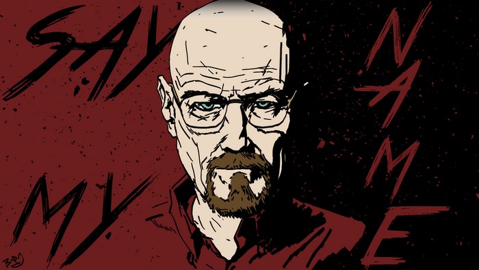 Walter White from Breaking Bad artwork