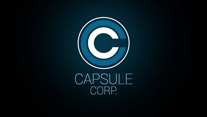 Capsule Corp. logo from Dragon Ball