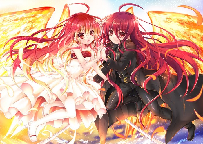 Shana and Alastor from Shakugan no Shana