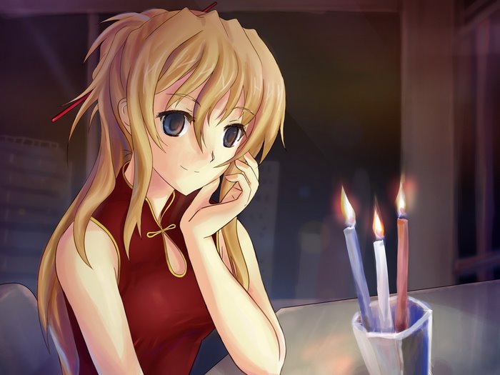 Lilly Satou from Katawa Shoujo