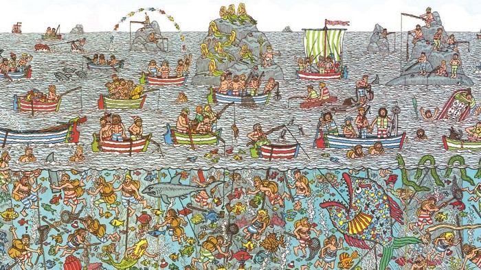 Where's Waldo? The Seashell Search
