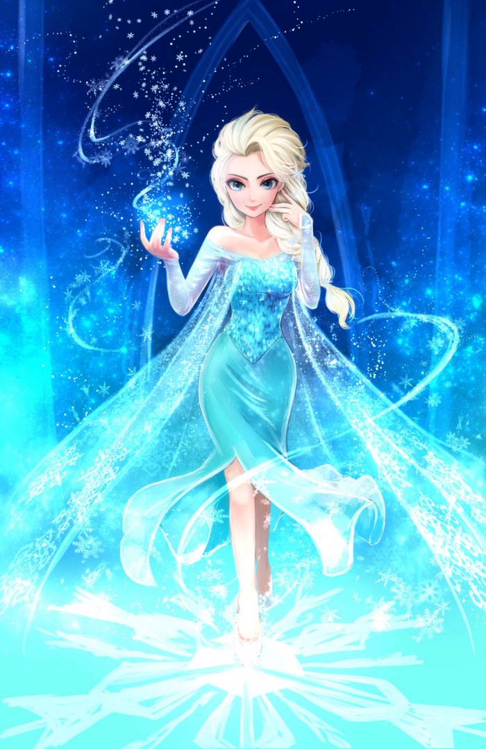 Elsa from Frozen fan art