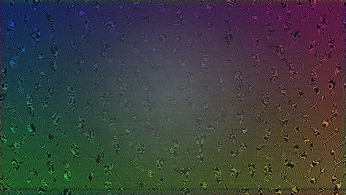 Colorful distorted abstract pattern with gradient