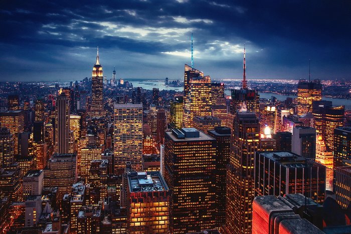New York City Skyline at Night