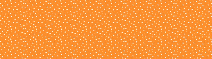 Orange background with white dots pattern