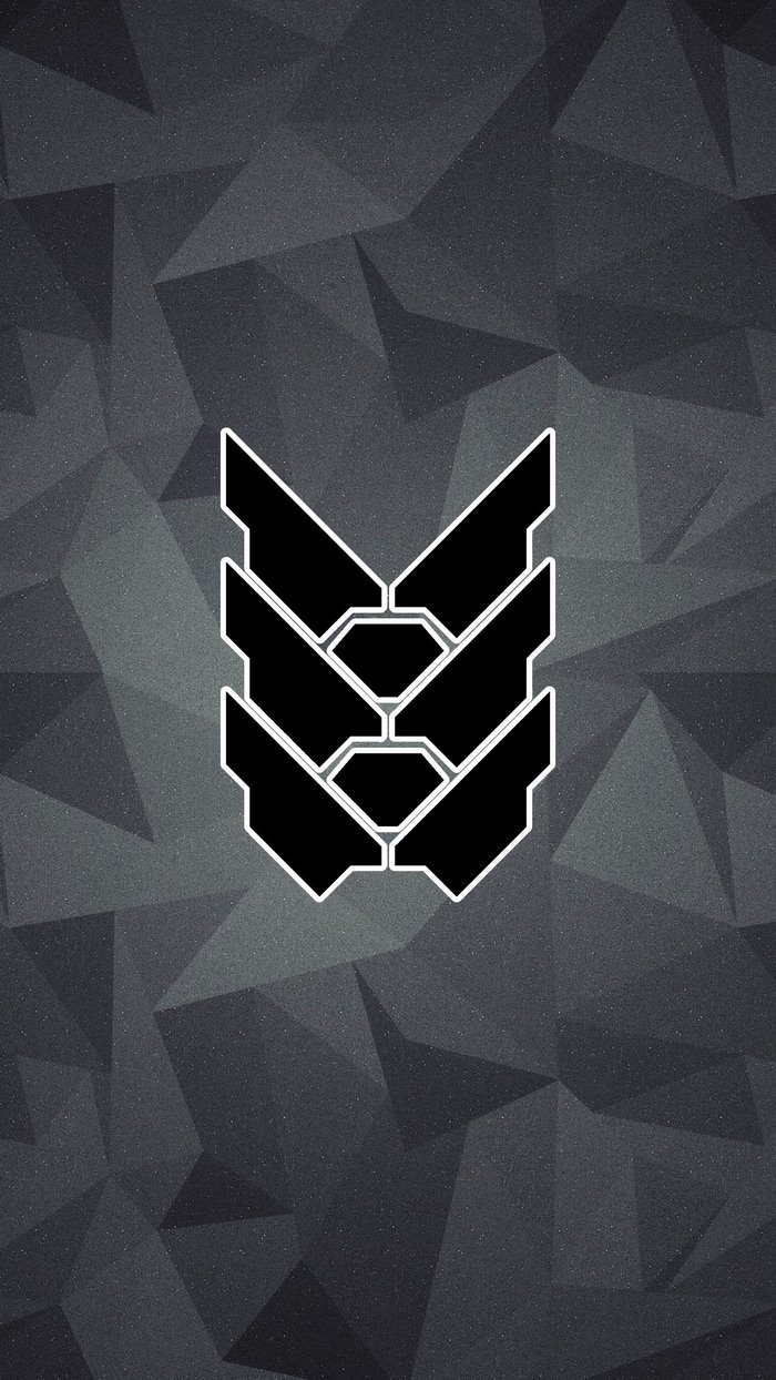 Halo 5 Guardians logo on abstract background