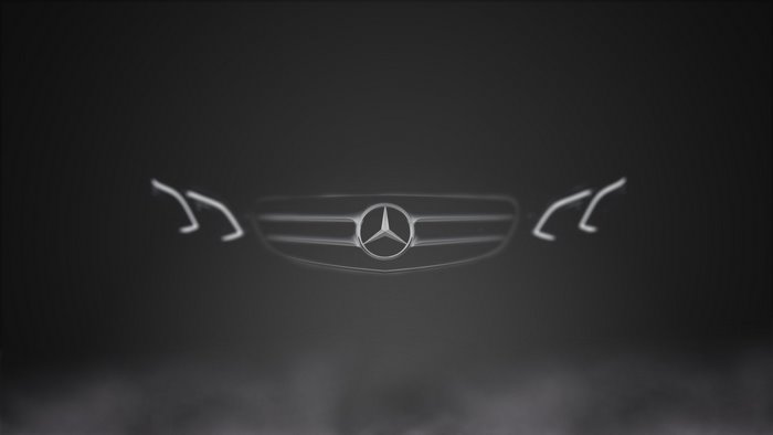 Mercedes Benz E Class W212 Front Grille in Dark