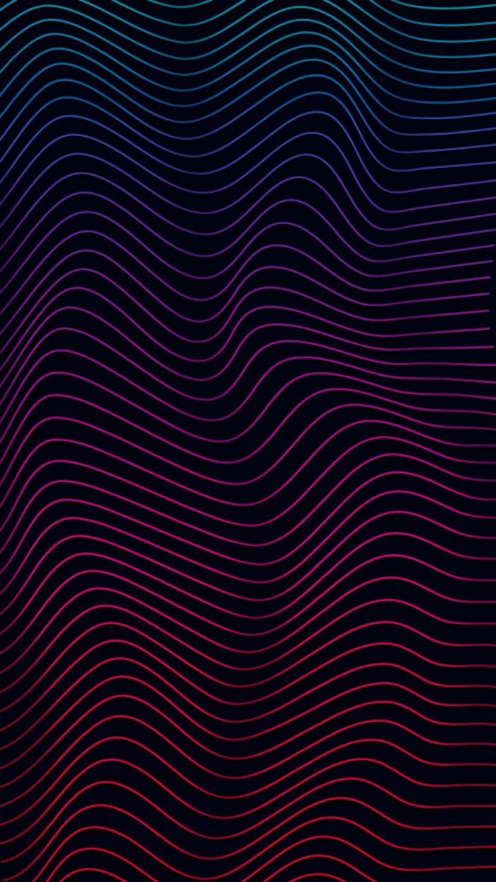 Abstract gradient waves on a dark background