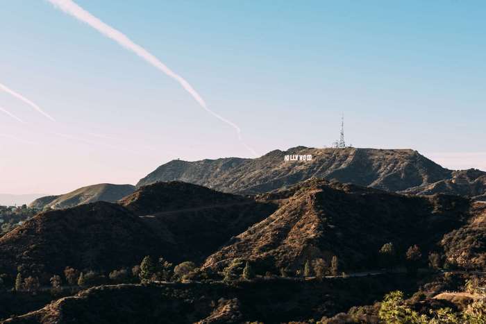Hollywood Sign and Mountains in Los Angeles