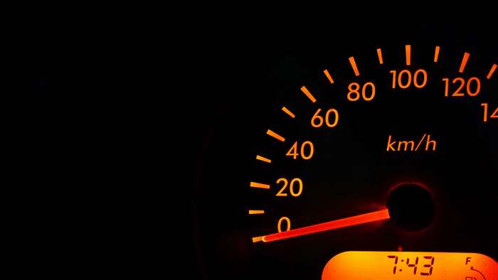 Car speedometer and clock