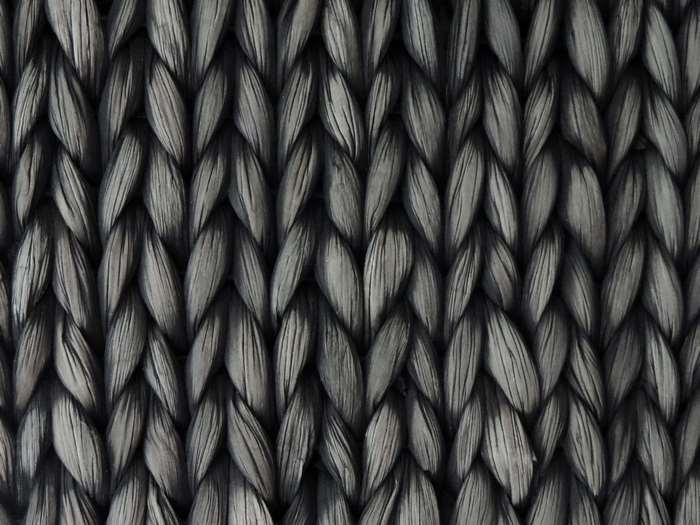 Close-up of a dark woven texture
