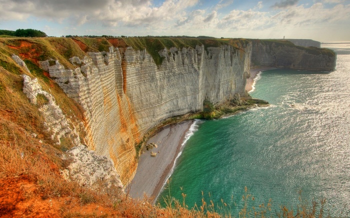Cliffs overlooking the sea