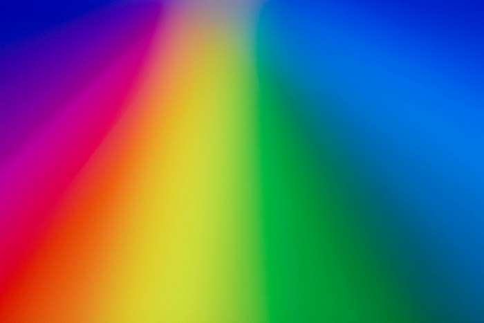 Abstract colorful blurred background with rainbow gradient
