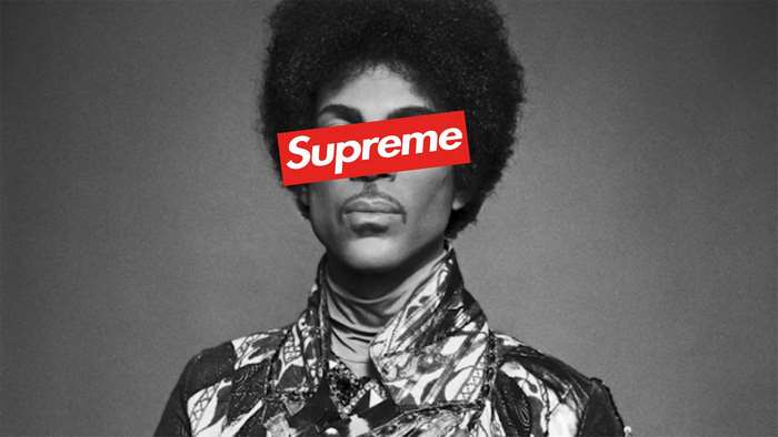 Prince with Supreme logo