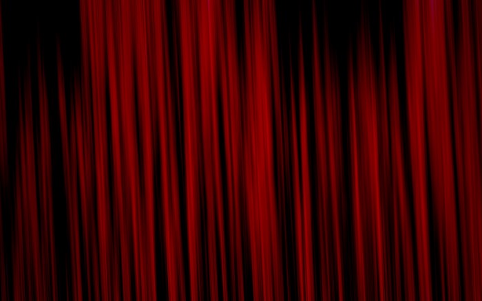 Red Curtains Texture Abstract Background
