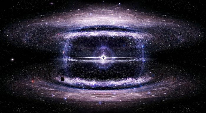 Mystical Black Hole Surrounded by Cosmic Rings