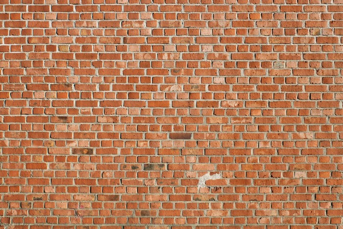 Red brick wall texture