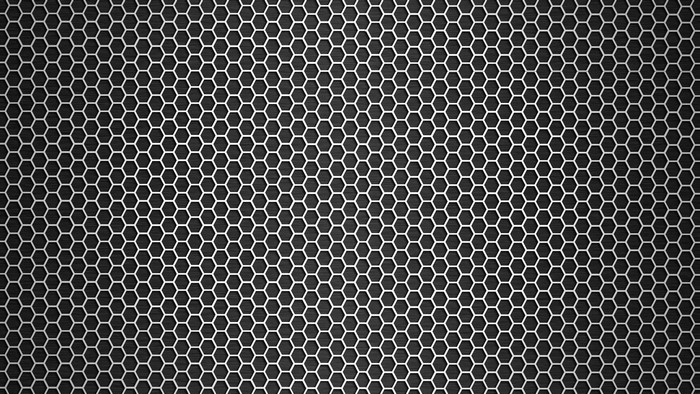 Hexagonal Metal Grid Texture