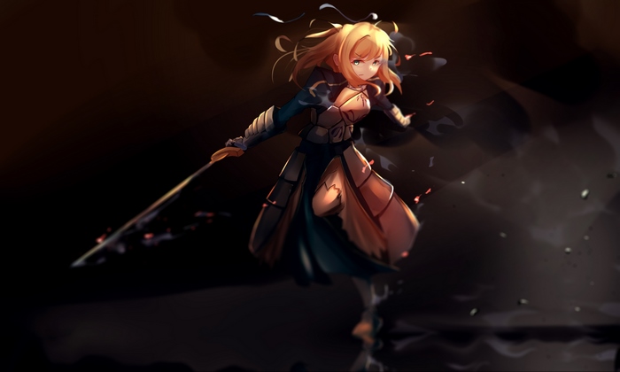 Saber from Fate/Grand Order artwork