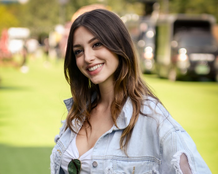 Celine Farach smiling outdoors