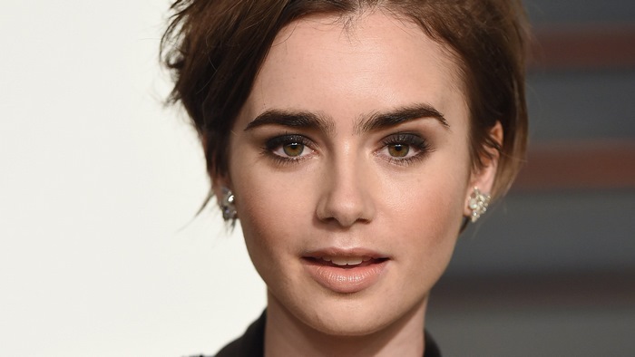 Lily Collins 4K Closeup