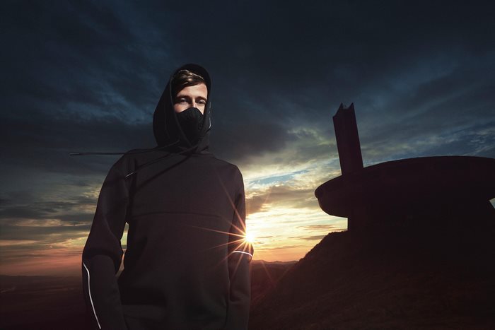 Alan Walker Outdoors at Sunset 4K