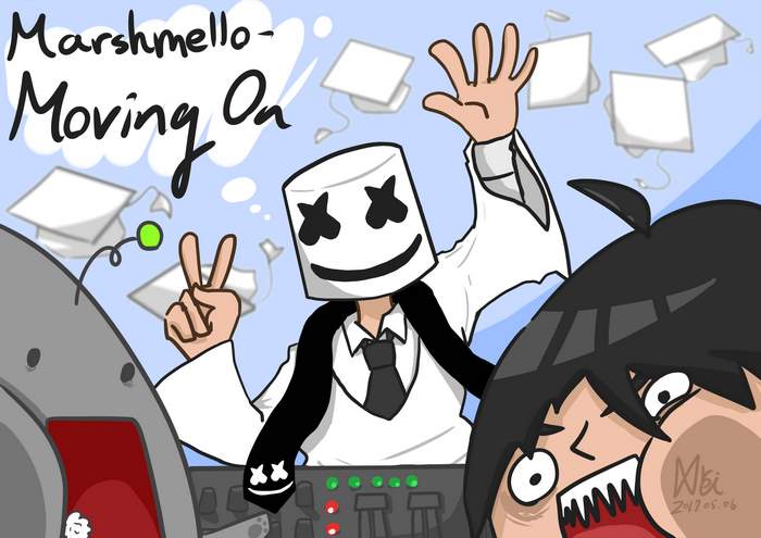 Marshmello - Moving On artwork