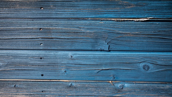 Blue wooden planks texture 4K