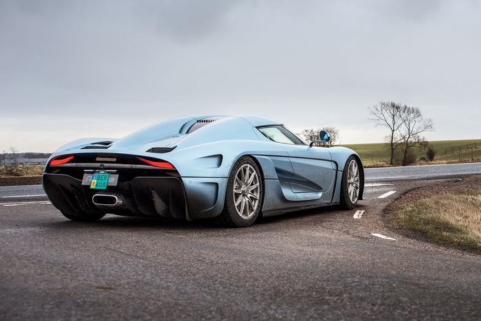 Koenigsegg Regera on a Road