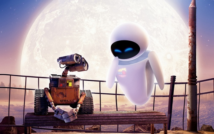 WALL-E and EVE from Disney Pixar's WALL-E