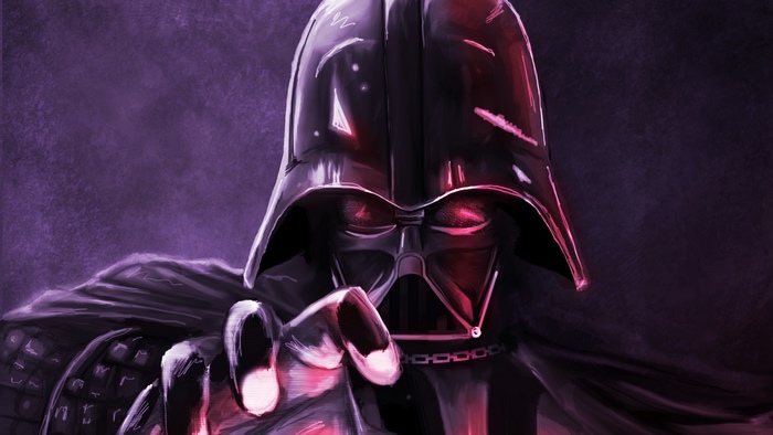 Darth Vader from Star Wars digital art 4K