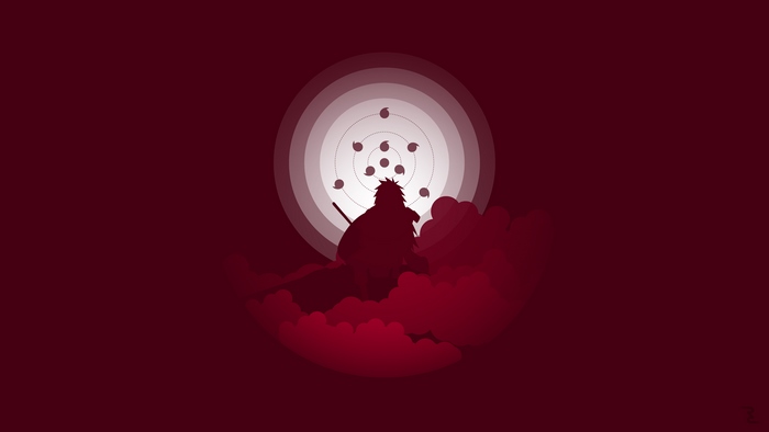 Madara Uchiha from Naruto with Rinnegan