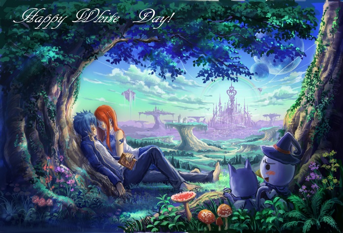 Erza Scarlet and Jellal Fernandes from Fairy Tail