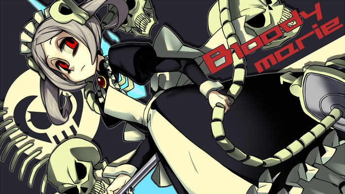 Marie from Skullgirls with Skeletal Chains