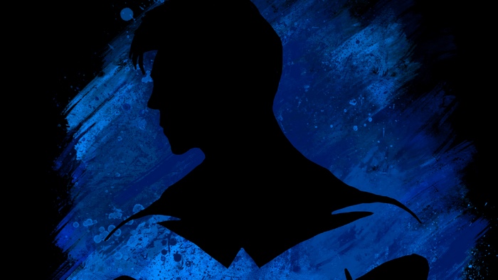 Nightwing from DC Comics silhouette