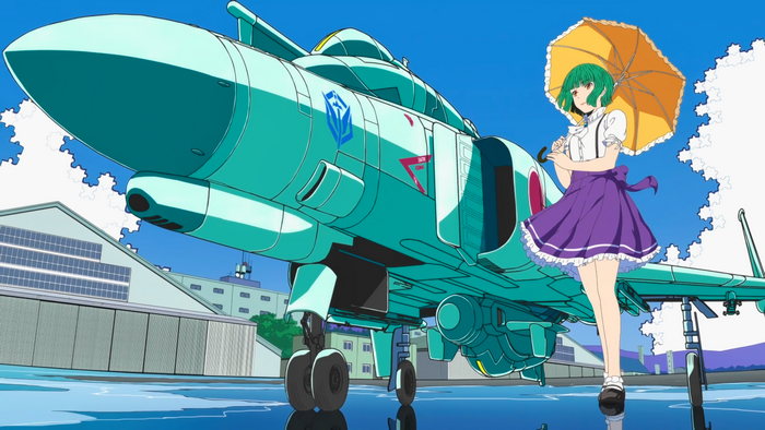 Phantom (Girly Air Force) with girl and umbrella