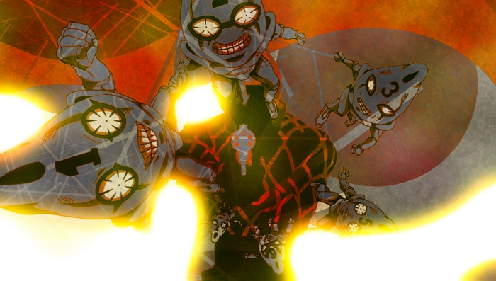 Guido Mista and Sex Pistols from JoJo's Bizarre Adventure